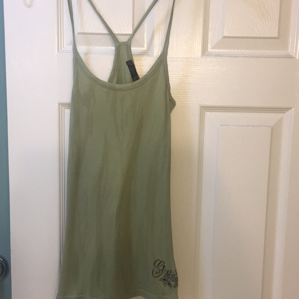 Guess racerback tank top